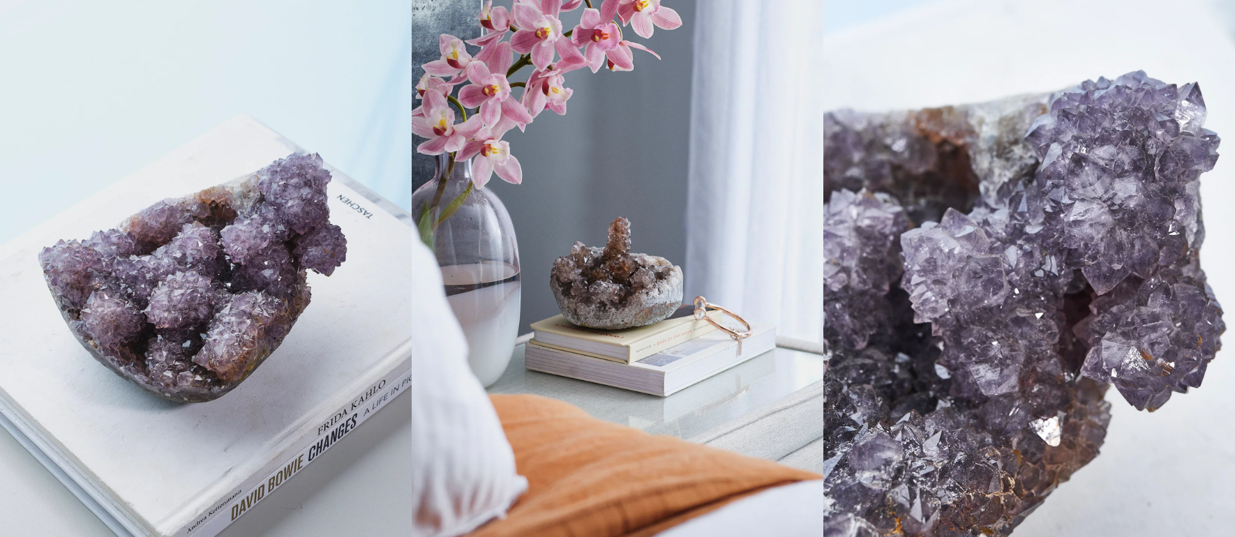 Ametista na Decoração: Beleza e Benefícios Energéticos