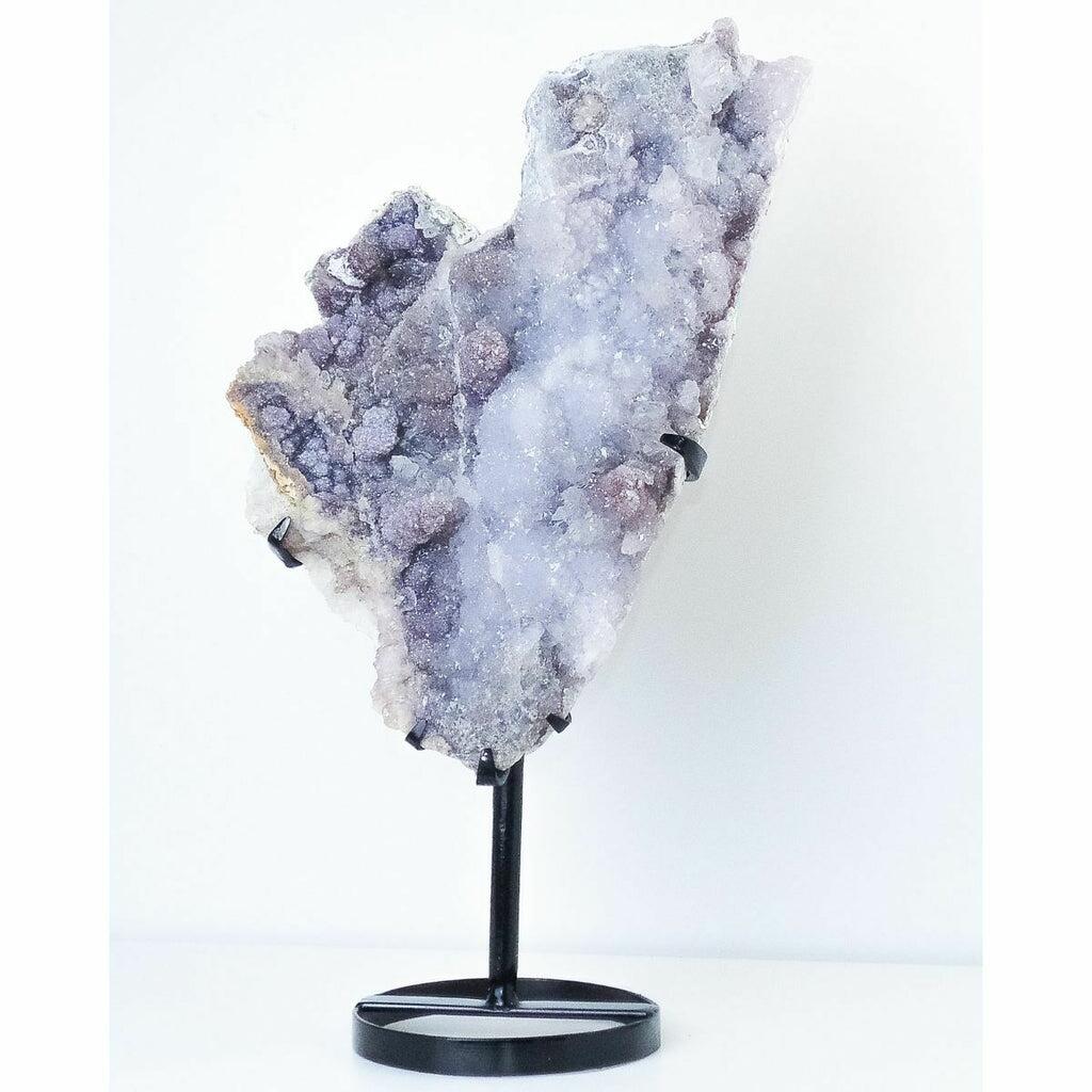 Drusa de Calcedônia com Estalactite 4,200kg - Peça Única ( Rara )