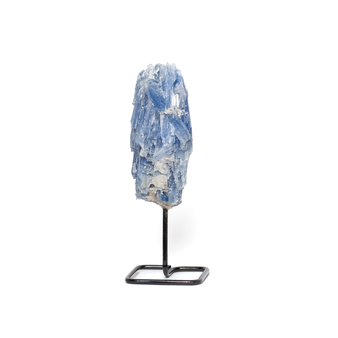 Pedra Cianita Azul Bruta na Base