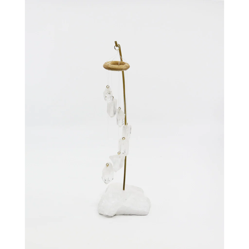 Mobile de Mesa Sete Cristais de Quartzo