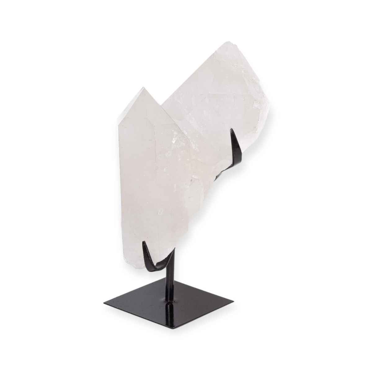 Drusa Cristal na Base Metal Preta 2,995 Kg