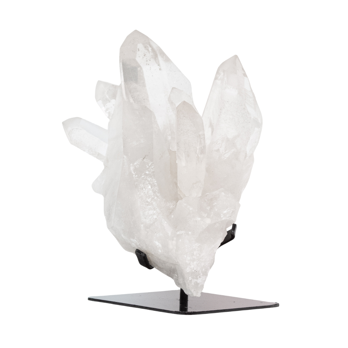 Drusa Cristal De Alta Pureza Base Metal Preta 2,303 Kg