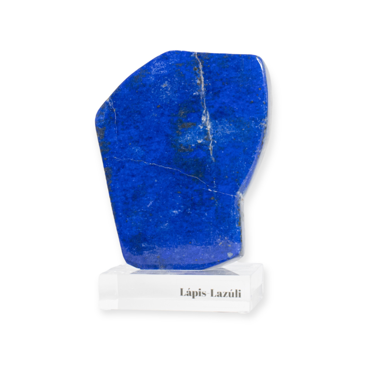 Pedra Lápis Lazúli Extra Importada (Coleção) Base Acrílica 790 gramas