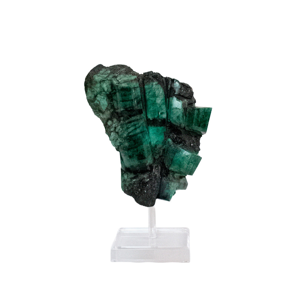 Pedra Esmeralda Extra na Base Acrílica 2,677 Kg (coleção)