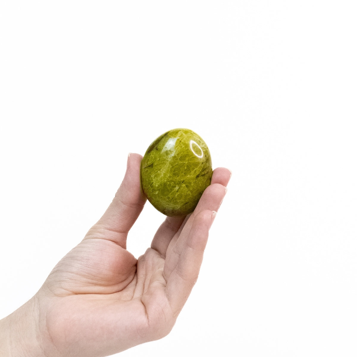 Pedra Opala Verde Oliva Natural 68 gramas