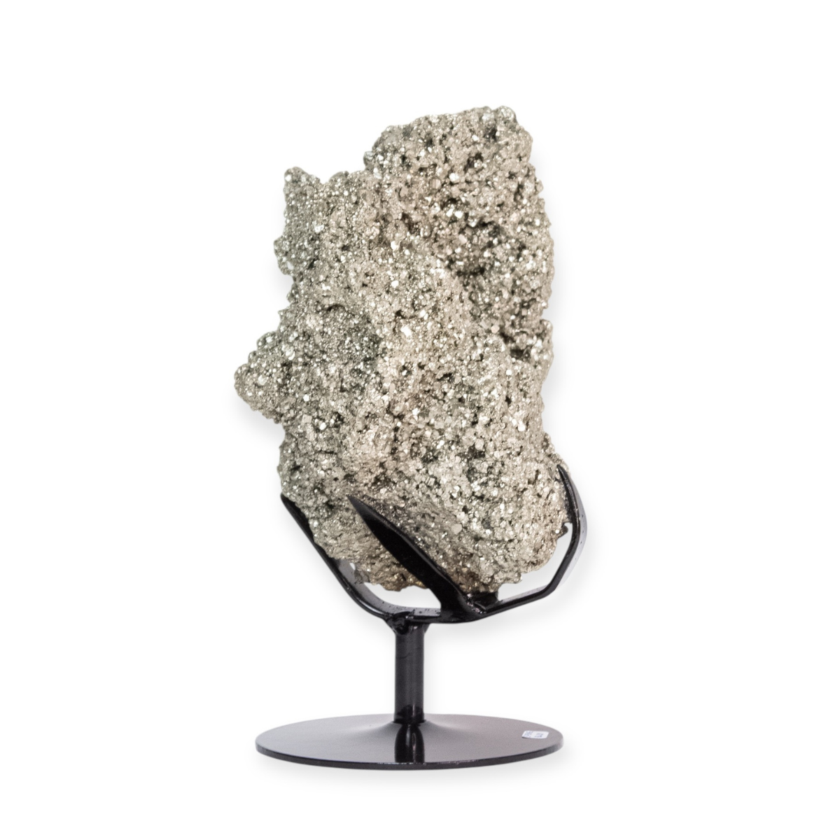 Pedra Pirita Na Base De Metal Preto 2,945 Kg