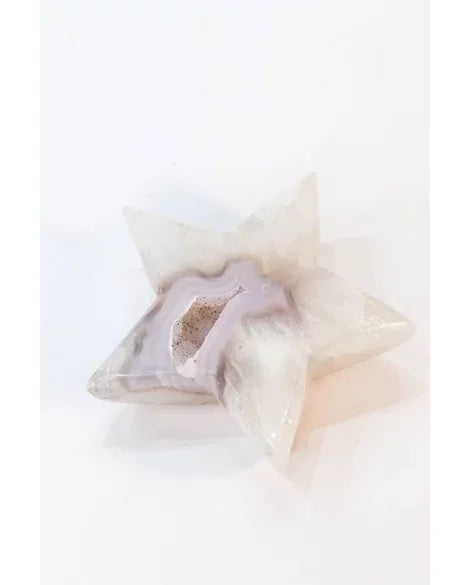 Estrela Ágata Natural 250 A 300 Gramas Aprox.