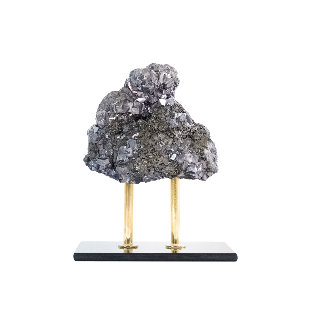 Pedra Galena Base de Vidro 2,320 Kg
