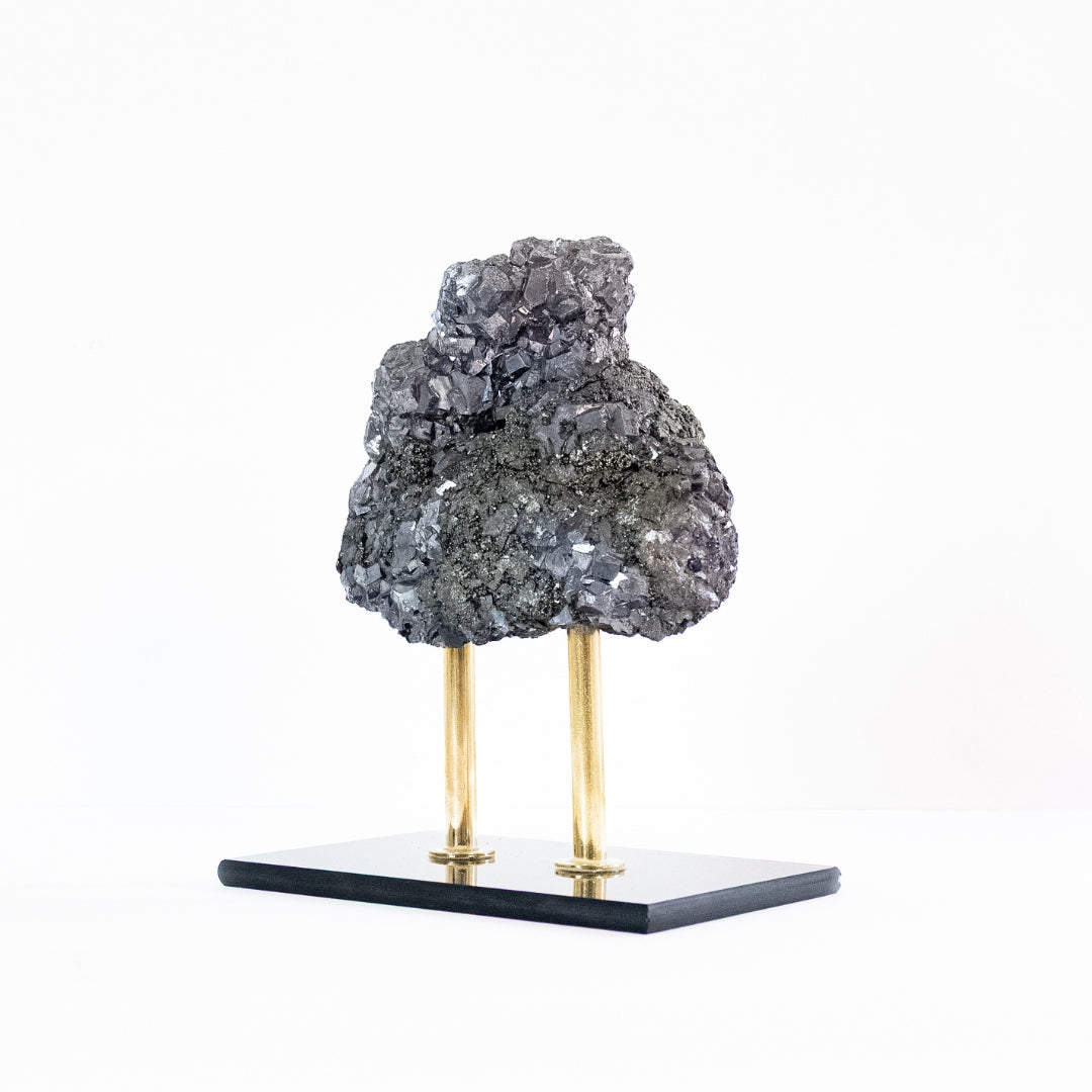 Pedra Galena Base de Vidro 2,320 Kg