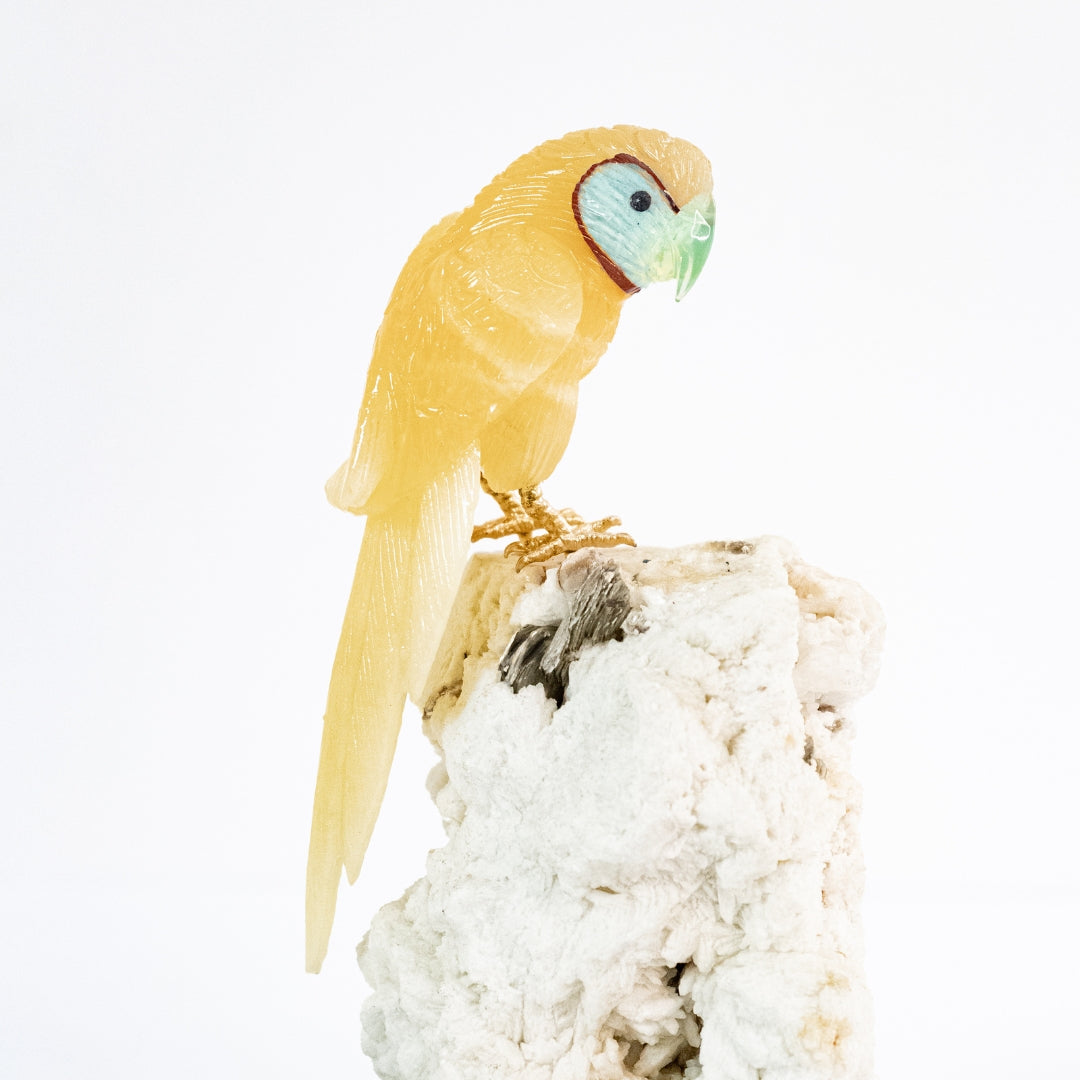 Arara Calcita Amarela Base Albita