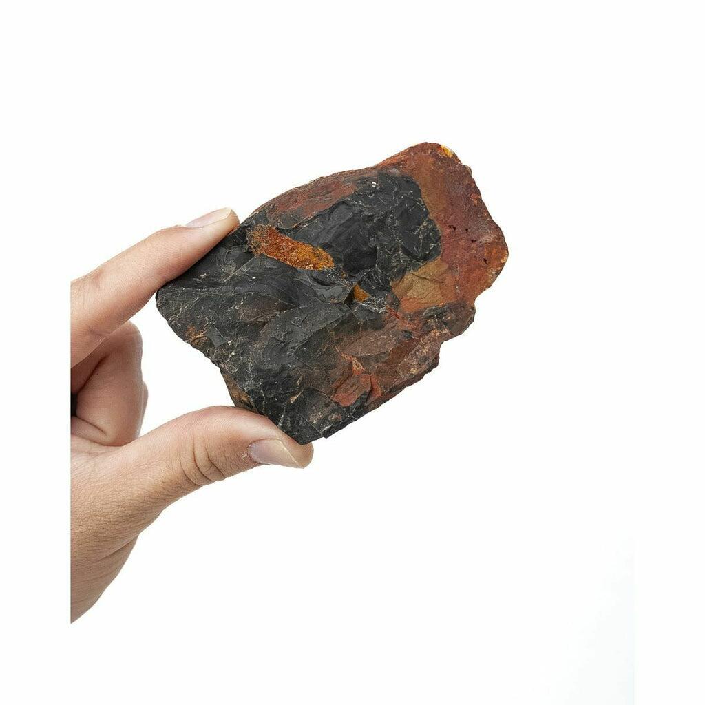 Pedra Ônix preto bruto 180 gramas