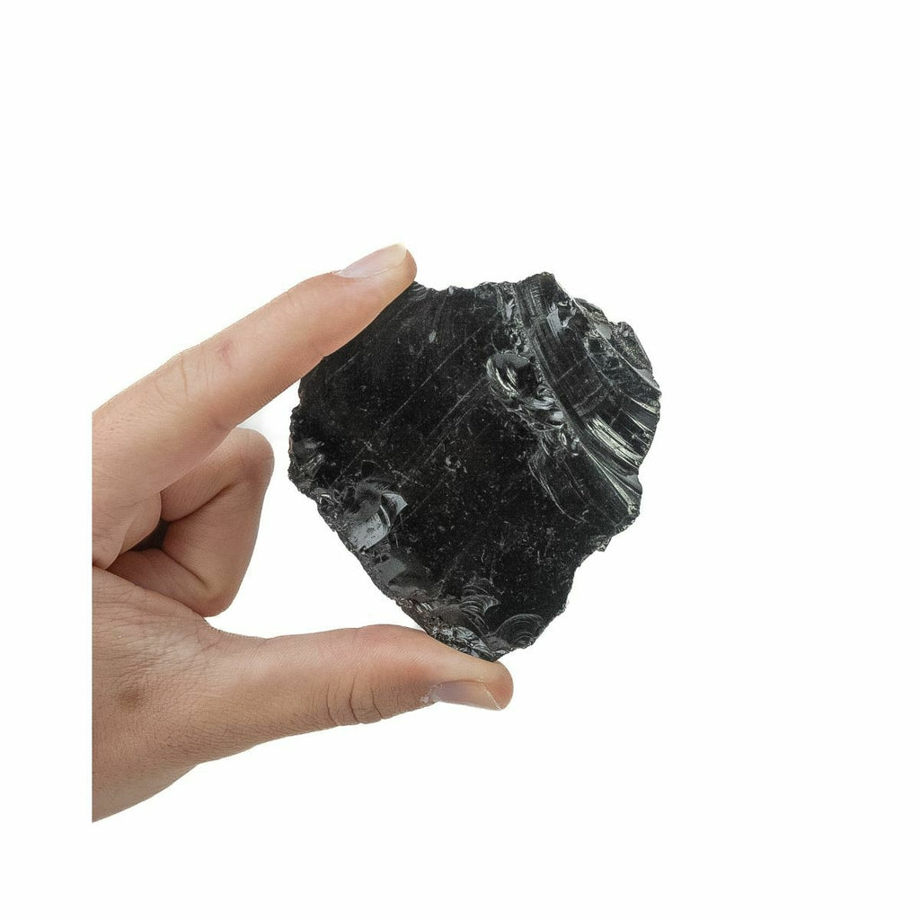 Obsidiana Preta Bruta 150 a 190 gramas