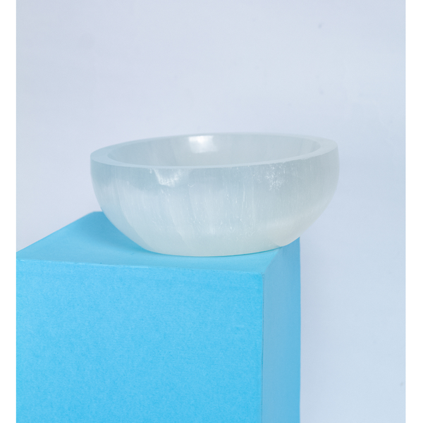 Bowl Selenita Branca Pequeno 10 Cm
