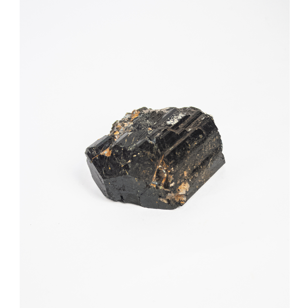 Pedra Turmalina Negra Com Terminação Natural Cristalizada 266 Gramas