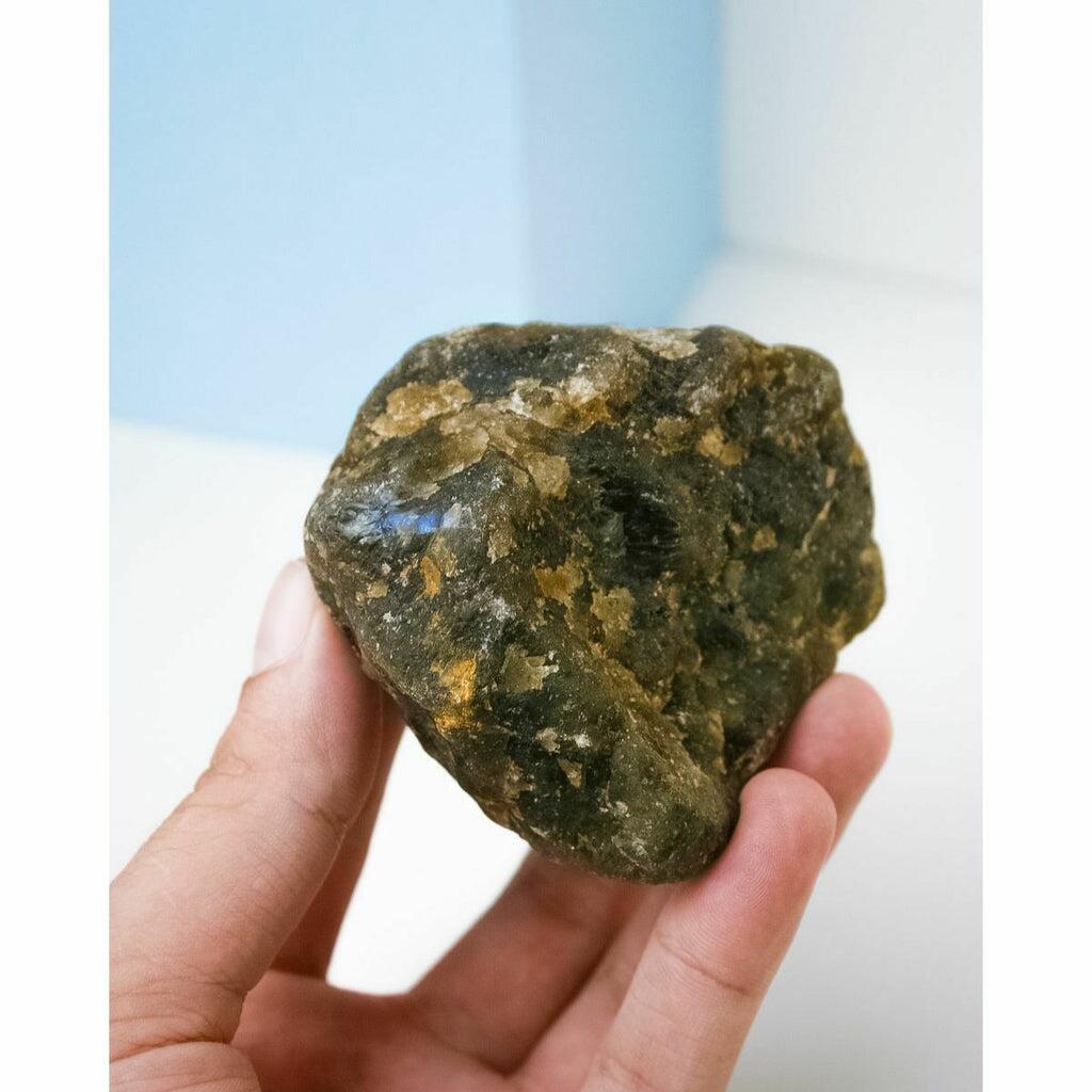 Pedra Labradorita bruta 200 a 300 gramas