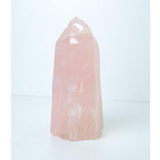 Ponta de Quartzo Rosa 170G Opalada