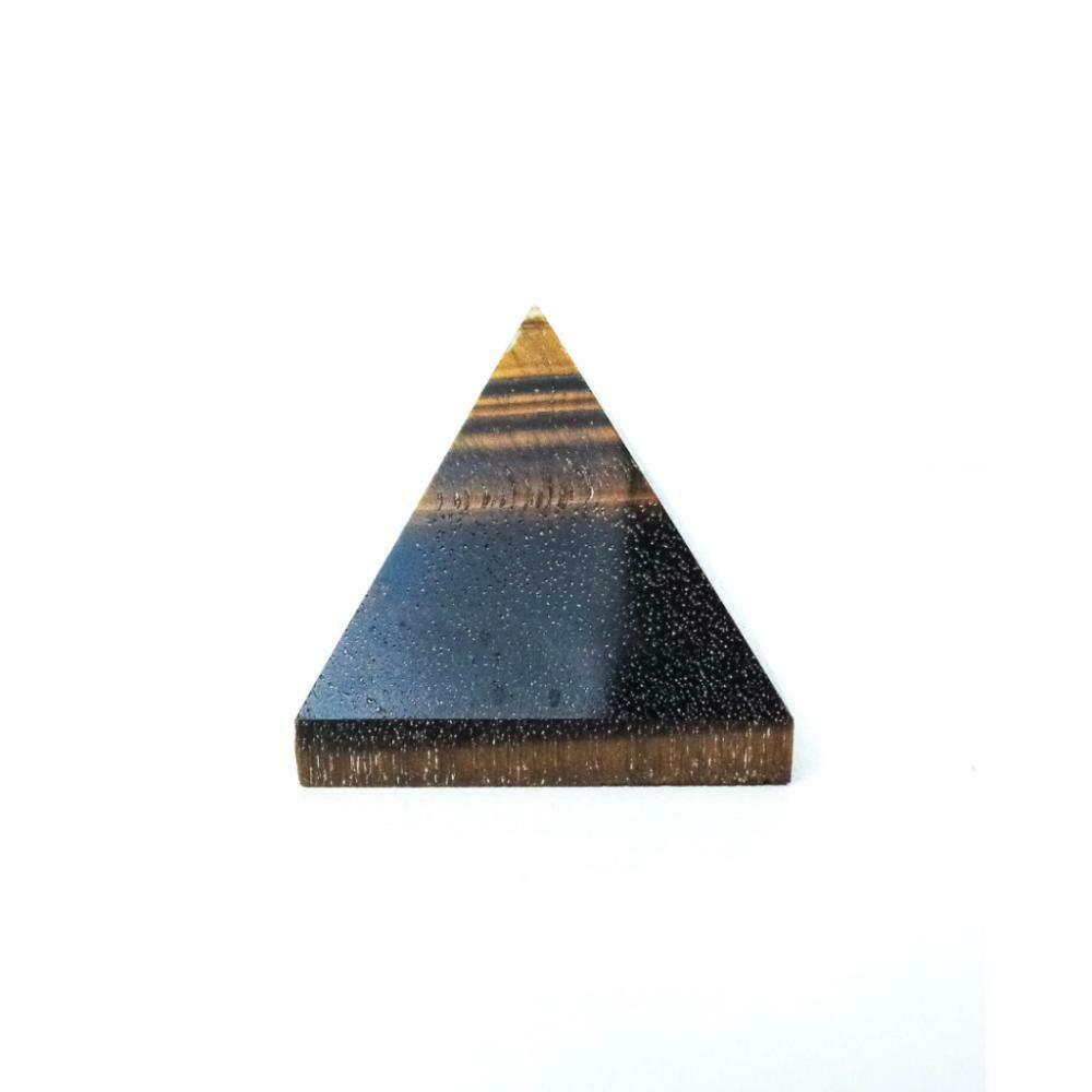 Pirâmide de Pedra Natural Olho de Tigre 40 gramas
