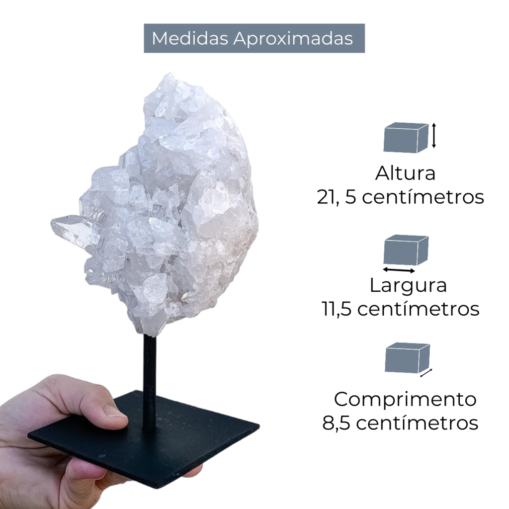 Drusa Cristal de Quartzo 1,502kg