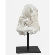 Drusa Cristal De Alta Pureza Base Metal Preta 1.024 Kg