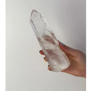 Ponta Cristal de Quartzo Polido 620 a 690 gramas aprox.