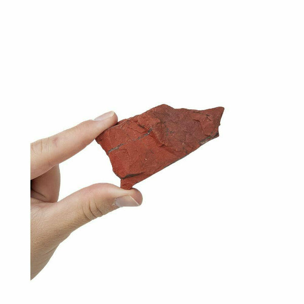 Pedra Jaspe Vermelho Policromo Bruto 70 a 100 gramas