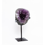 Geodo De Ametista Na Base De Metal 1,537kg