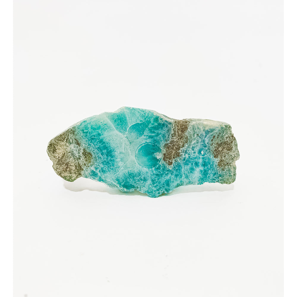 Pedra Larimar Semi Polida Extra