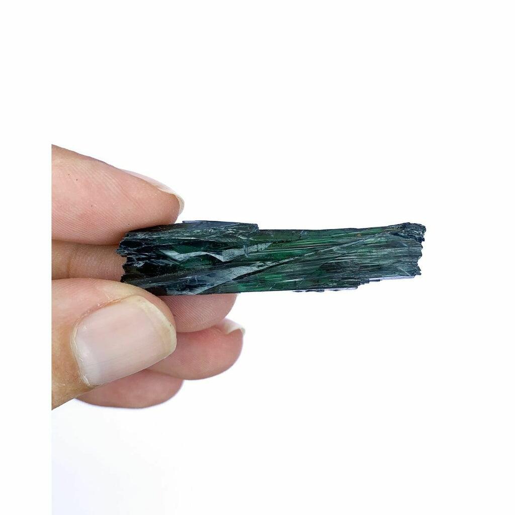 Pedra Vivianita Bruta Natural - peça exclusiva e rara