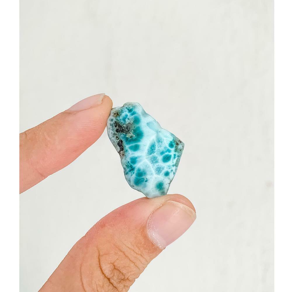 Pedra Larimar Forma Livre Polida
