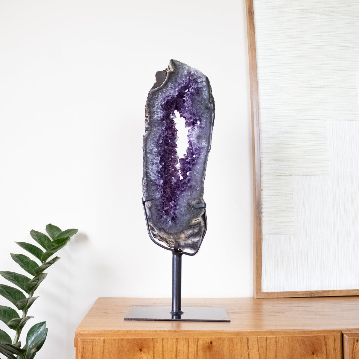 Argola Drusa de Ametista na Base Metal 6,9 kg