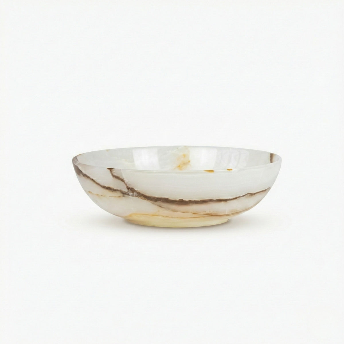 Bowl Ônix Paquistanês Branco Natural