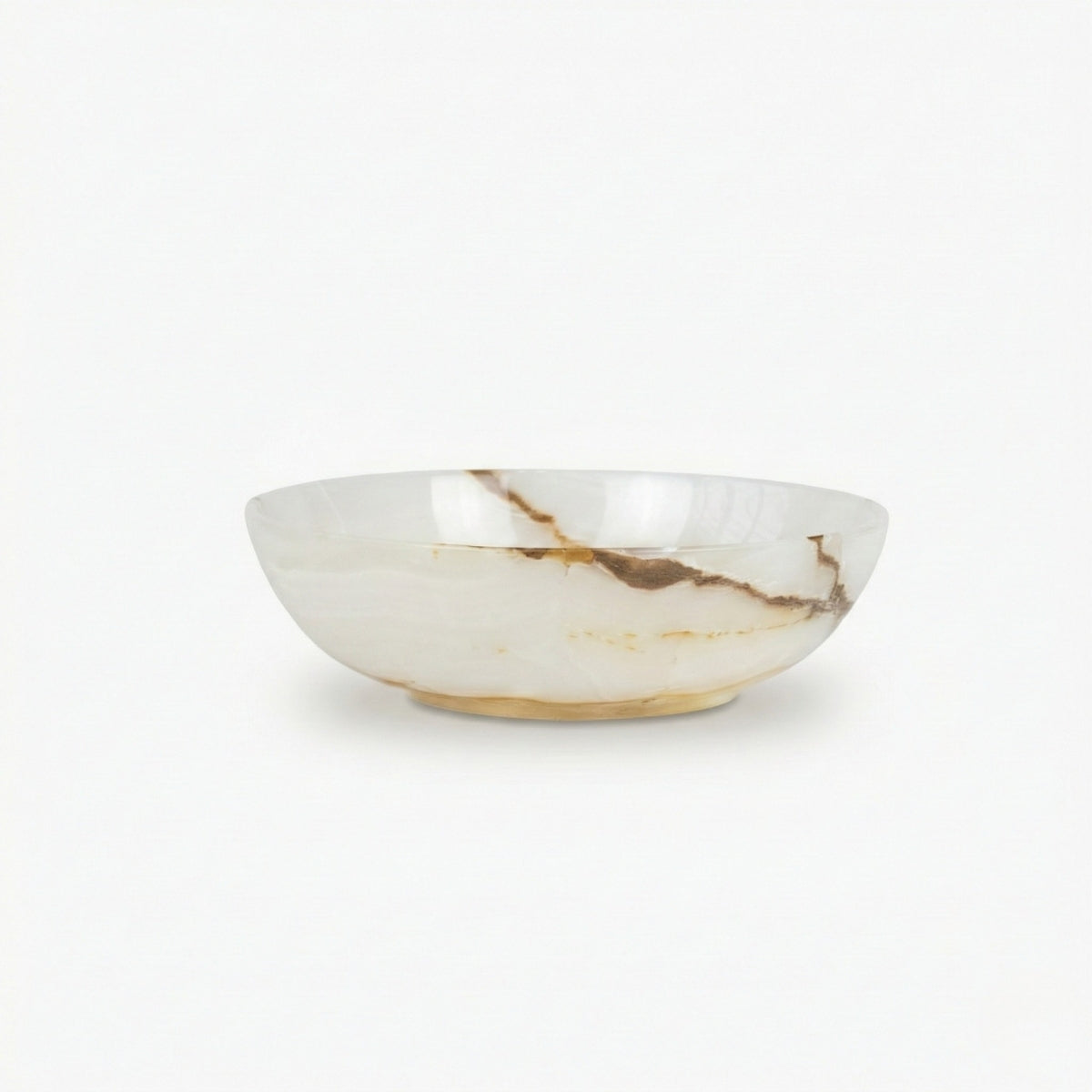 Bowl Ônix Paquistanês Branco Natural
