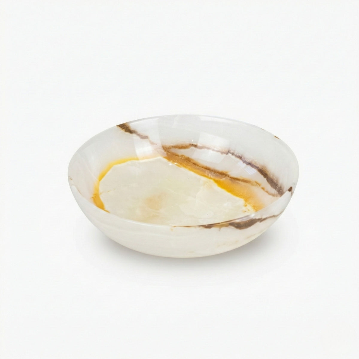 Bowl Ônix Paquistanês Branco Natural