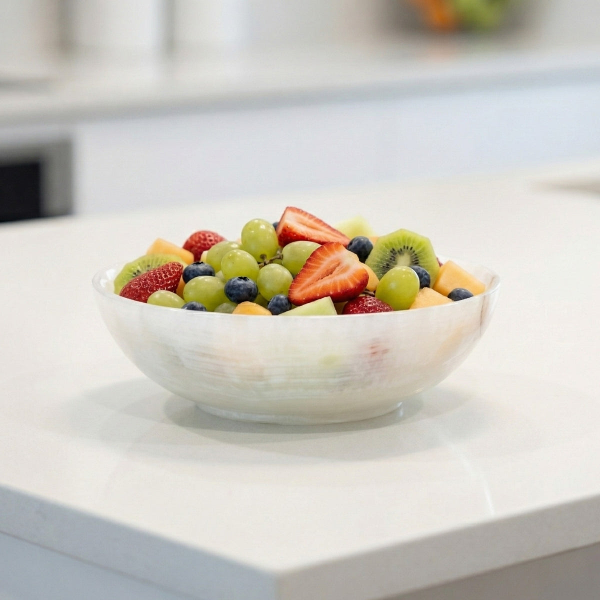 Bowl Ônix Paquistanês Branco Natural