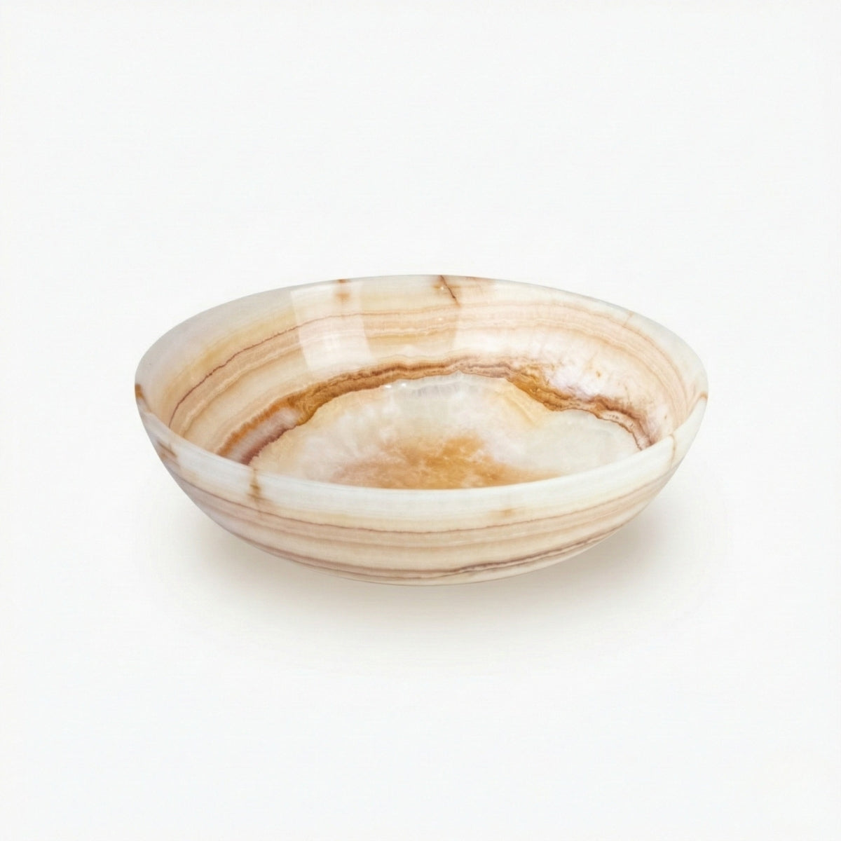 Bowl Ônix Paquistanês Multicolorido Natural