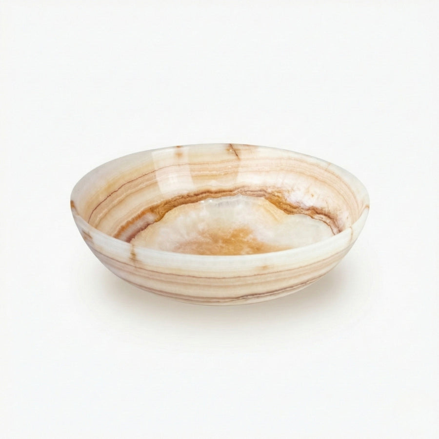 Bowl Ônix Paquistanês Multicolorido Natural