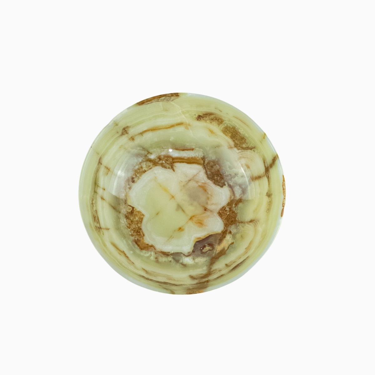 Bowl Ônix Paquistanês Verde Oliva Natural
