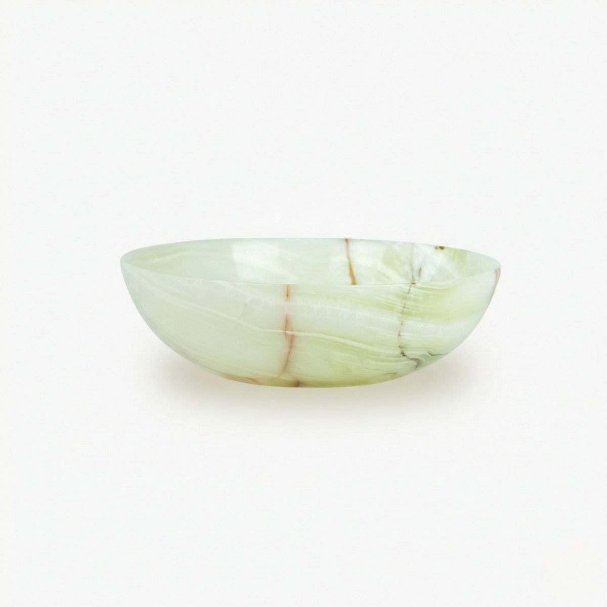 Bowl Ônix Paquistanês Verde Oliva Natural