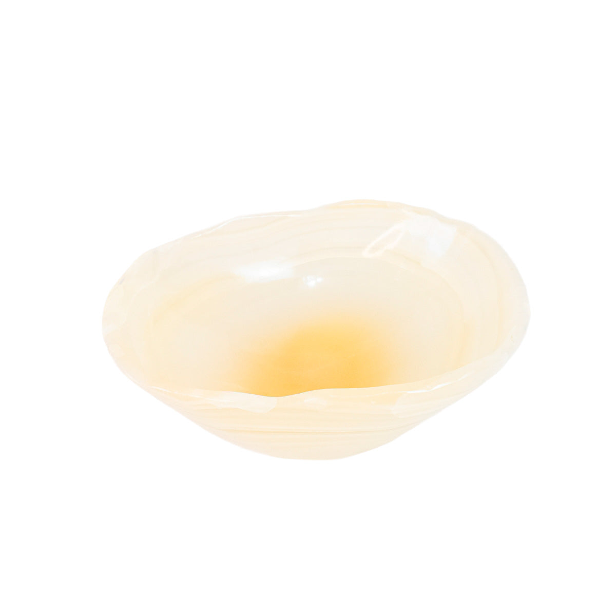 Bowl Pedra Ônix Âmbar Natural 1,845 kg