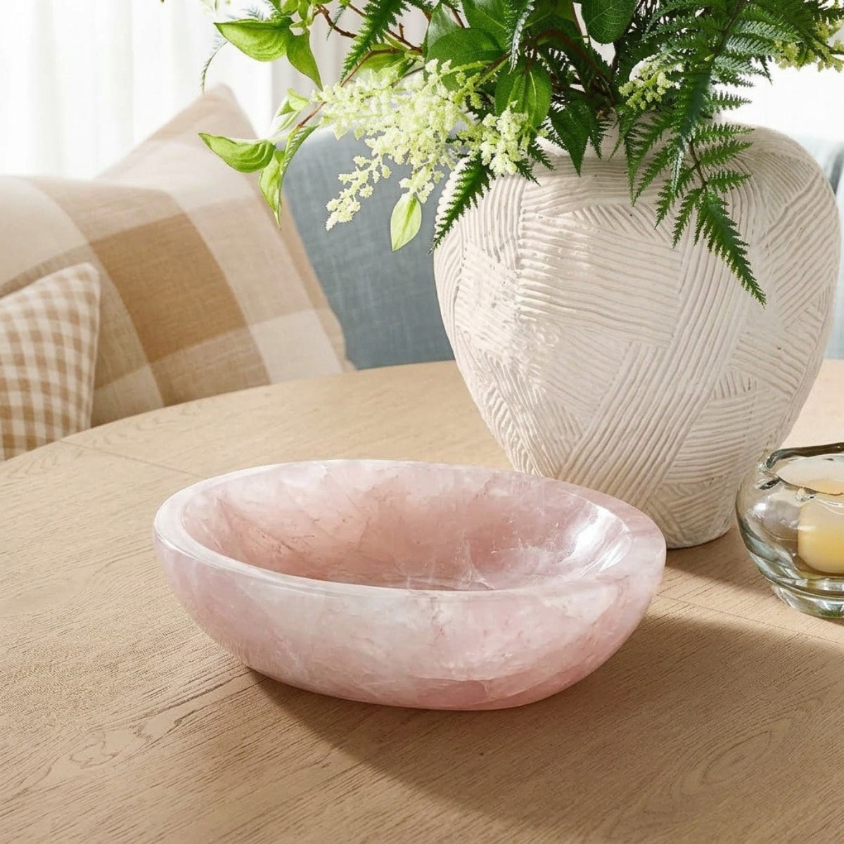 Bowl Quartzo Rosa Extra Médio