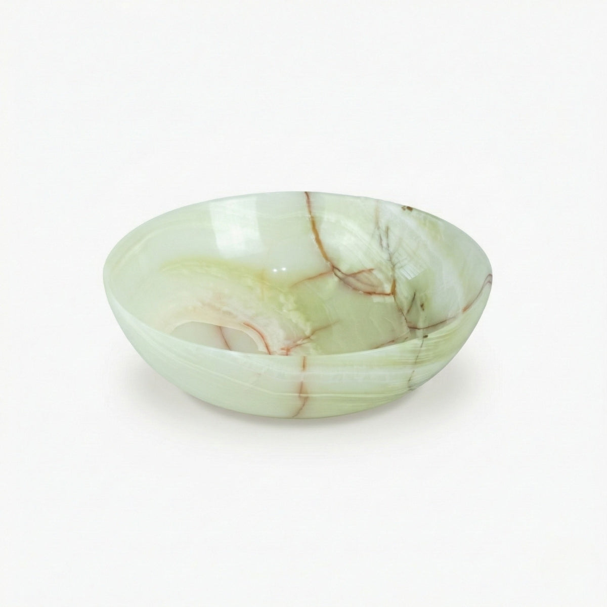 Bowl Ônix Paquistanês Verde Oliva Natural