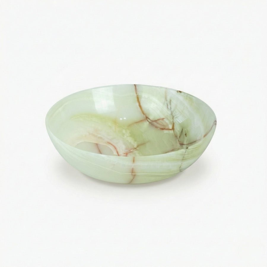 Bowl Ônix Paquistanês Verde Oliva Natural
