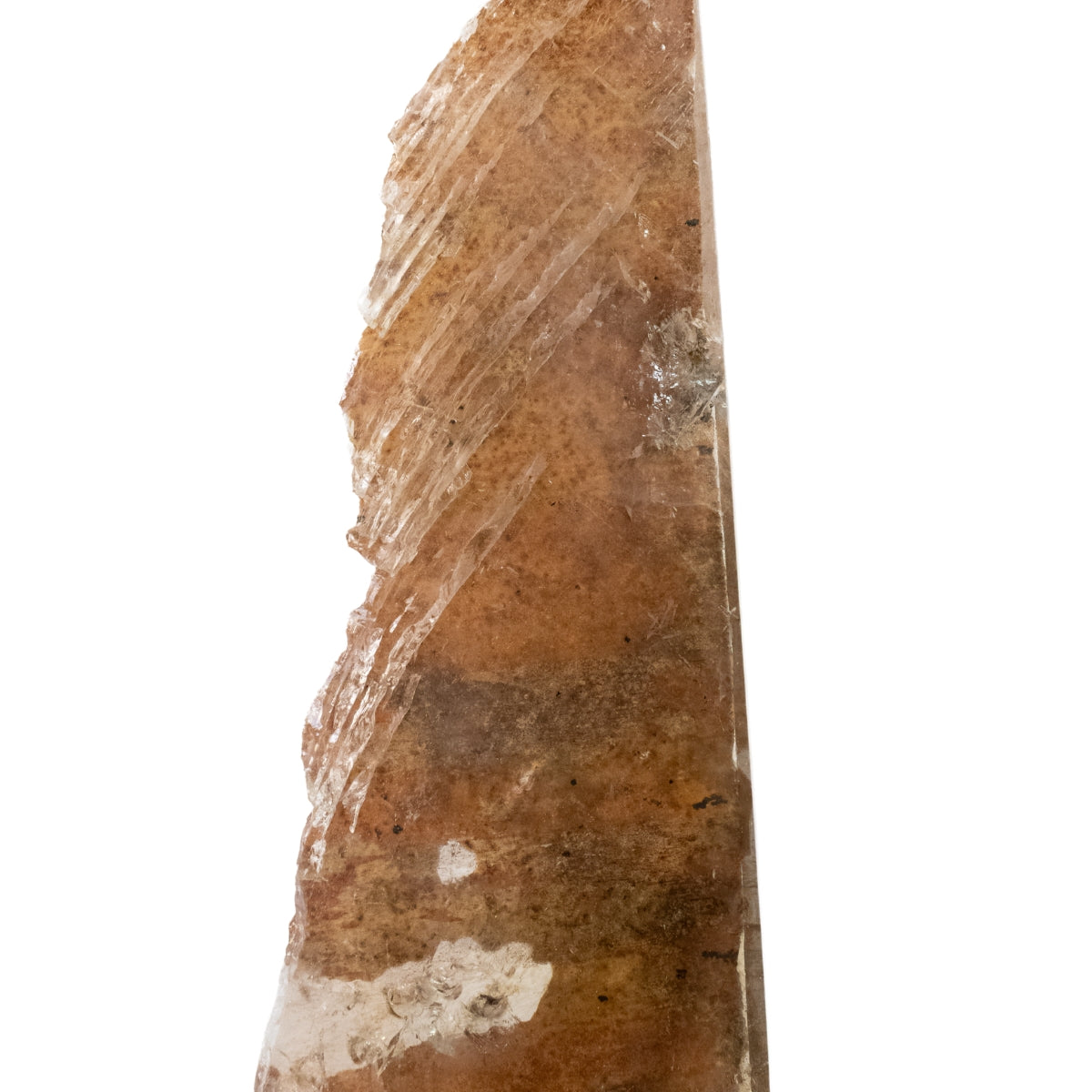 Chapa Polida Quartzo Cristal Xamã na Base Metal Preto 2,460 Kg