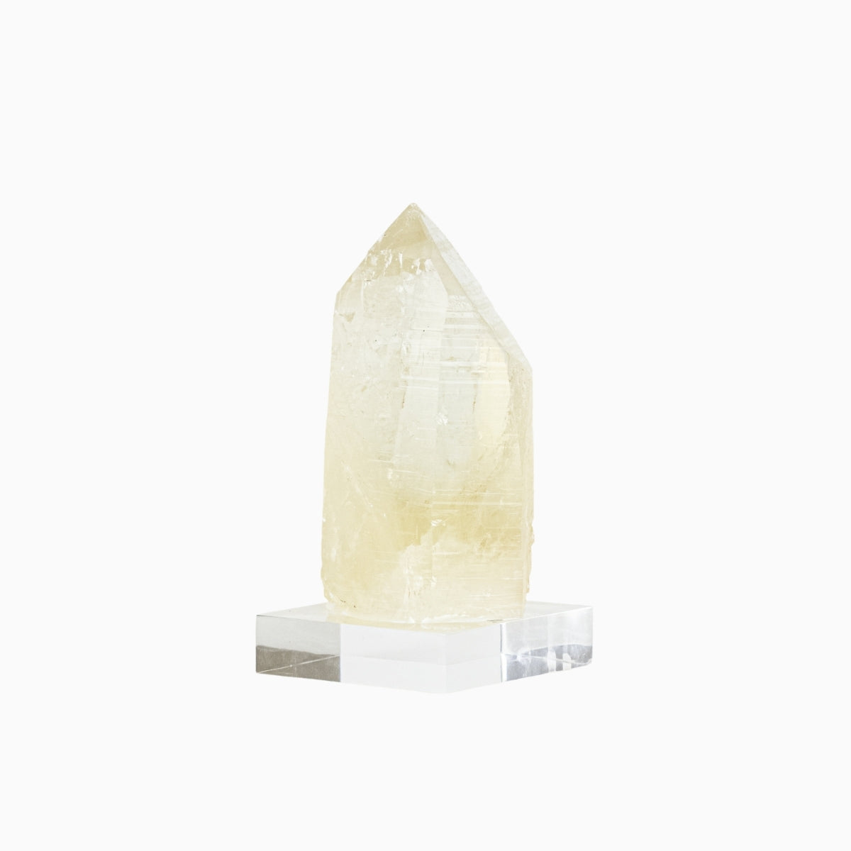 Citrino Natural Cristalizado Lemuriano na Base Acrílica 1,061 kg