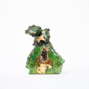 Cobre Nativo com Inclusão de Malaquita Face Polida ( Formação Rara ) 898 gramas ( Coleção )