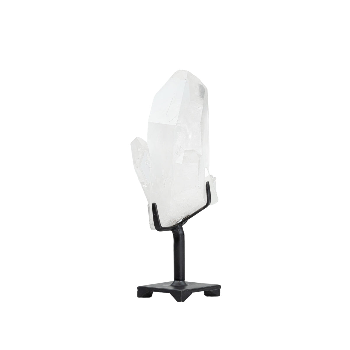 Drusa Cristal De Alta Pureza Base Metal Preta 2,099 kg