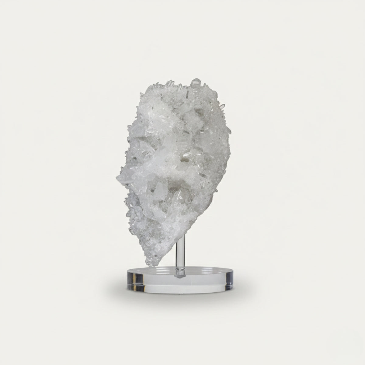 Drusa Quartzo Cristal Fada Cristalizado Extra na Base Acrílica 2,448 kg