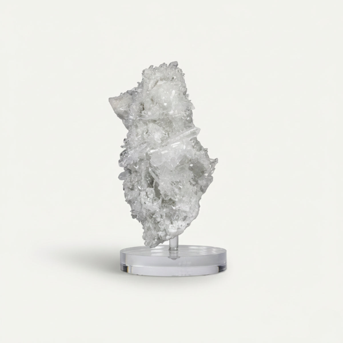 Drusa Quartzo Cristal Fada Cristalizado Extra na Base Acrílica 2,448 kg
