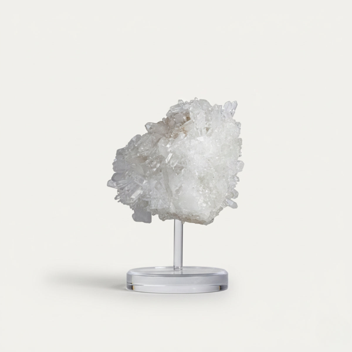 Drusa Quartzo Cristal Fada Cristalizado Extra na Base Acrílica 3,052 kg