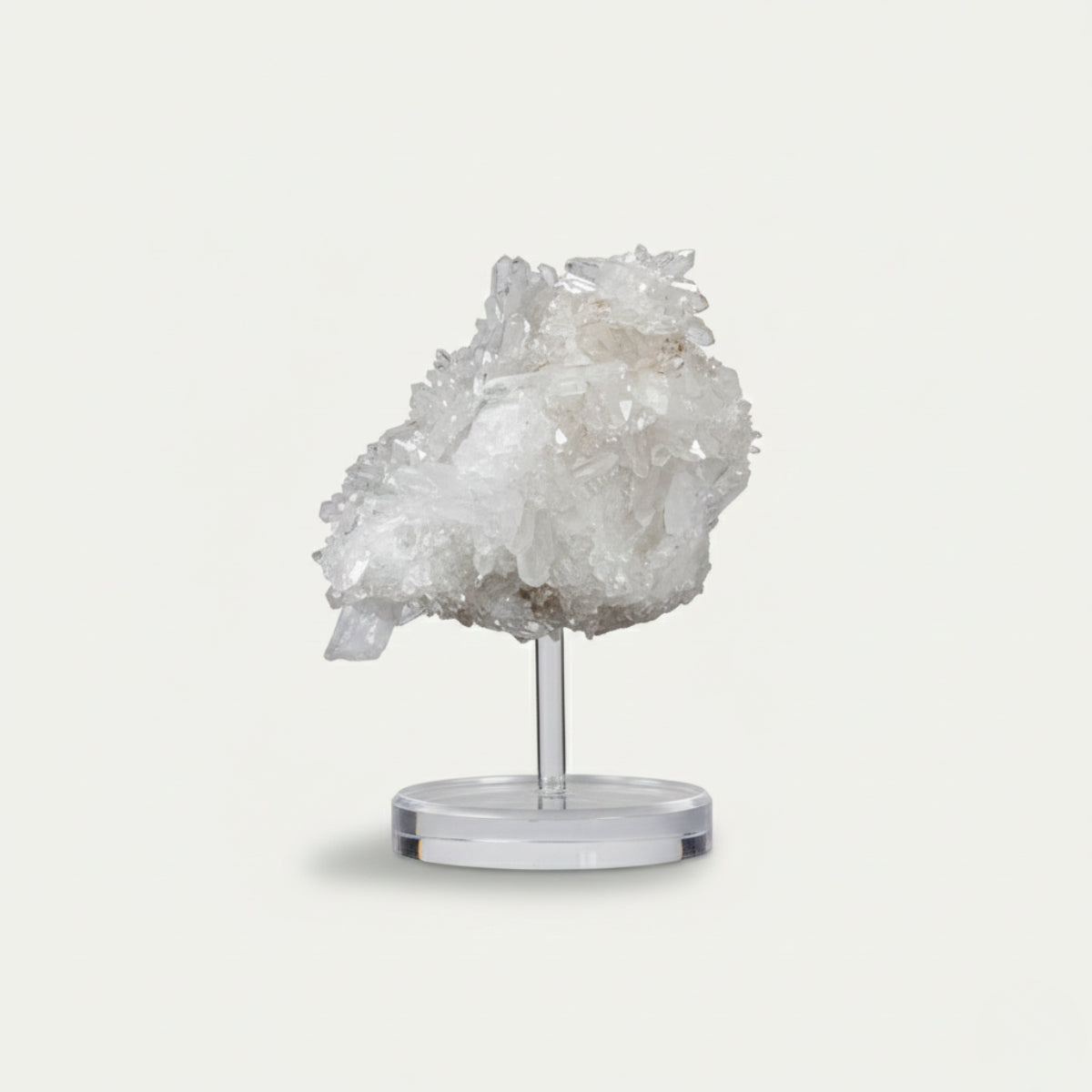 Drusa Quartzo Cristal Fada Cristalizado Extra na Base Acrílica 3,052 kg